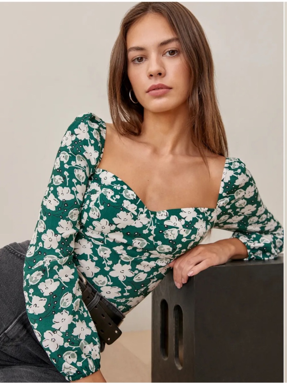 Reformation Reign Top - color Andrea
